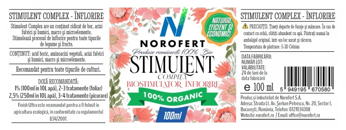 Stimulent Complex – Fertilizant organic pentru plante Norofert