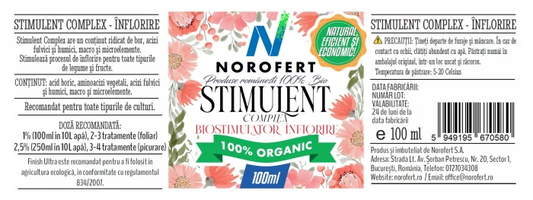 Stimulent Complex – Fertilizant organic pentru plante Norofert
